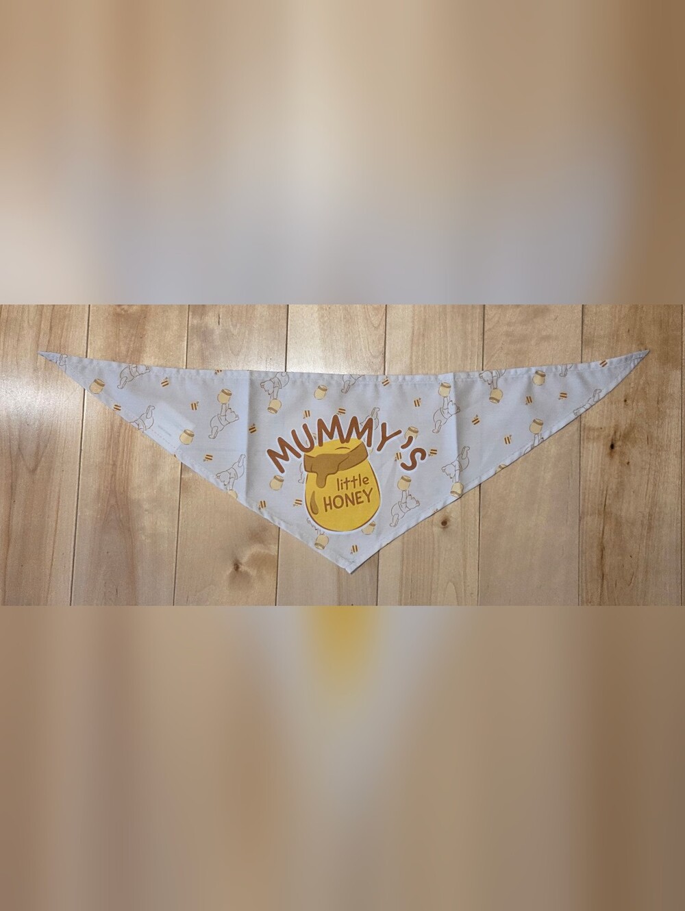 NEW Chewy 'Mummy's Little Honey' Winnie The Pooh Dog Bandana (XS/SM)